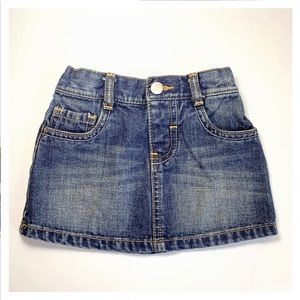OLD NAVY Classic Jean Skirt Stretch Denim 12-18
